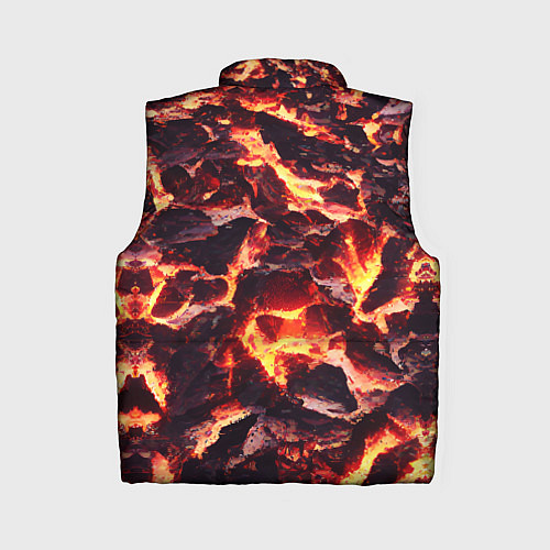 Женский жилет Бурлящая лава / 3D-Красный – фото 2