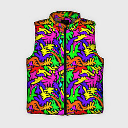 Женский жилет Яркие цветные каракули