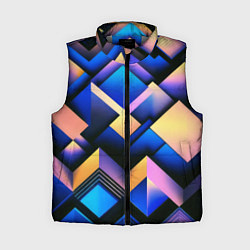Женский жилет Неоновые абстрактные горы