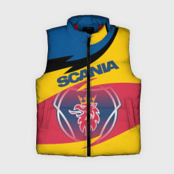 Женский жилет Scania logo, цвет: 3D-красный