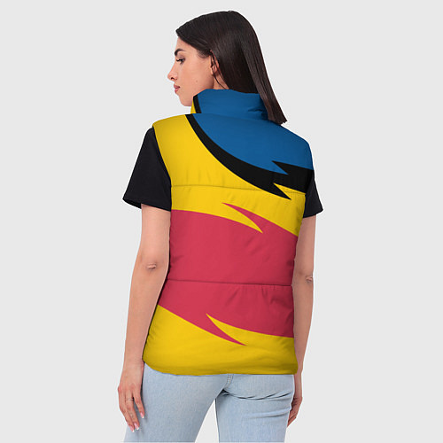 Женский жилет Scania logo / 3D-Красный – фото 4