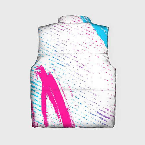 Женский жилет Thousand Foot Krutch neon gradient style вертикаль / 3D-Черный – фото 2