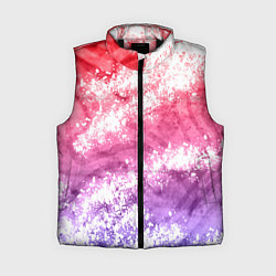 Женский жилет Сине-красная абстракция