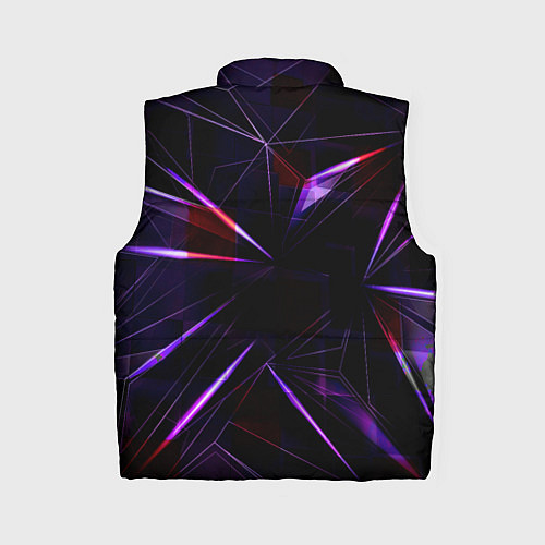 Женский жилет Фиолетовый хрусталь / 3D-Черный – фото 2