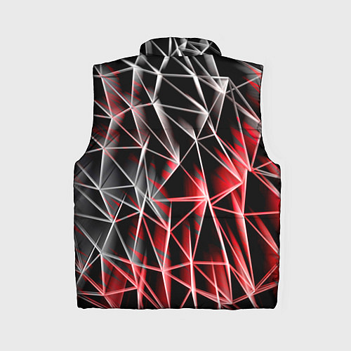 Женский жилет Текстуры сетка / 3D-Красный – фото 2