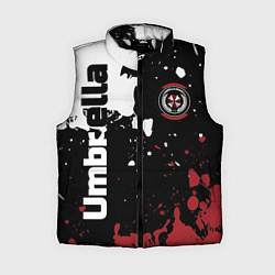 Женский жилет Umbrella Security на спортивном красно бело чёрном, цвет: 3D-черный