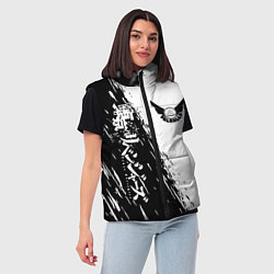 Женский жилет Токийский мстители, цвет: 3D-красный — фото 2