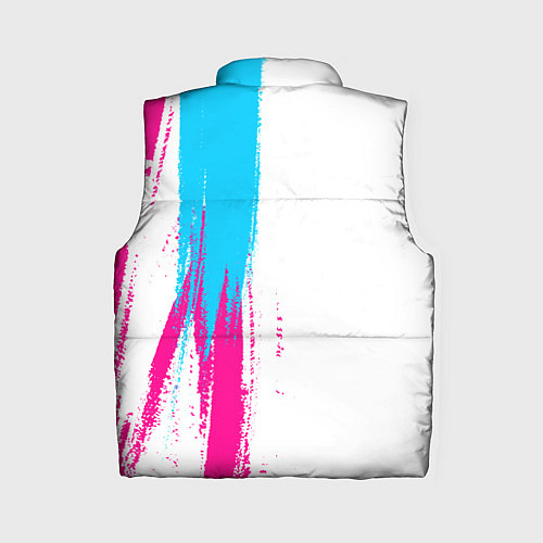 Женский жилет Megadeth neon gradient style по-вертикали / 3D-Черный – фото 2