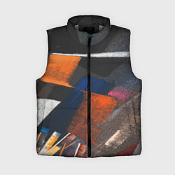 Женский жилет Меловая симфония, цвет: 3D-светло-серый