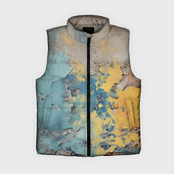 Женский жилет Гранжевая стена с краской