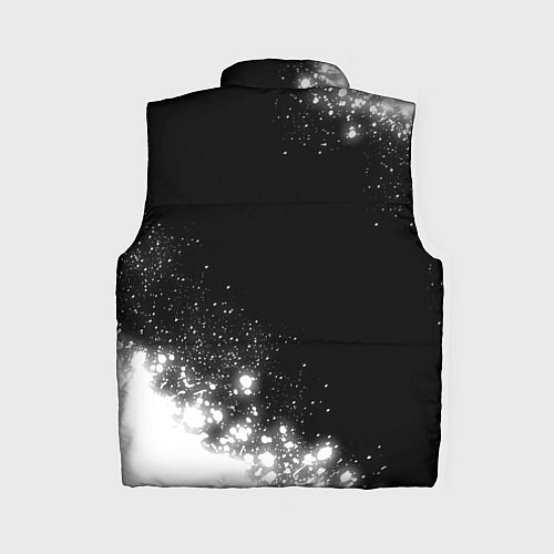 Женский жилет Футболист из России и герб РФ вертикально / 3D-Черный – фото 2