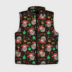 Женский жилет Клоуны, цвет: 3D-светло-серый