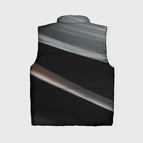 Женский жилет Black grey abstract / 3D-Красный – фото 2