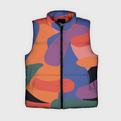 Женский жилет Цветные кляксы