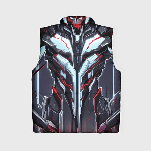 Женский жилет Красный кибер доспех / 3D-Красный – фото 2