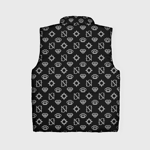 Женский жилет Sessanta Nove pattern / 3D-Светло-серый – фото 2
