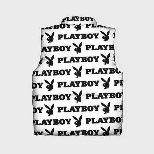 Женский жилет Playboy rabbit / 3D-Черный – фото 2