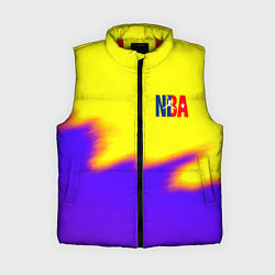 Женский жилет НБА баскетбол краски неоновые желтые, цвет: 3D-красный
