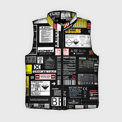 Женский жилет Инженерные шильдики