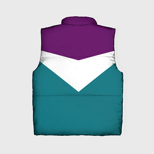 Женский жилет FIRM темная сирень и бирюза / 3D-Черный – фото 2