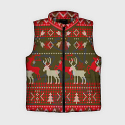Женский жилет Рождественский орнамент