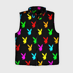 Женский жилет Playboy pattern неон
