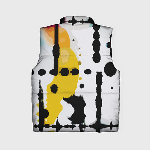 Женский жилет Цветная абстракция - минимализм / 3D-Красный – фото 2