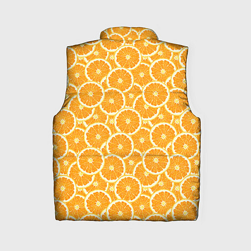 Женский жилет Ломтики апельсина / 3D-Черный – фото 2