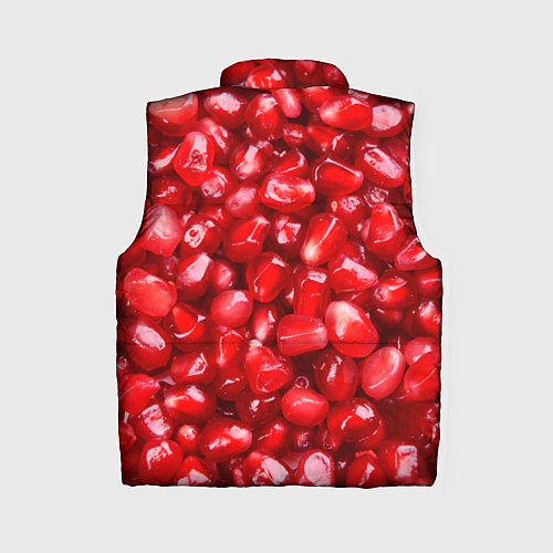 Женский жилет Спелые зёрна граната / 3D-Красный – фото 2