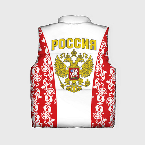 Женский жилет Сборная России с узором / 3D-Черный – фото 2