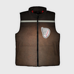 Женский жилет Куртка Турбо из Слово пацана с кленовым листом