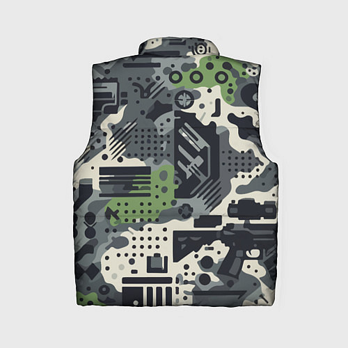 Женский жилет Counter Strike go - pattern / 3D-Светло-серый – фото 2