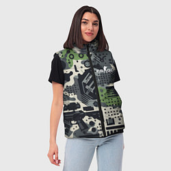 Женский жилет Counter Strike go - pattern, цвет: 3D-светло-серый — фото 2