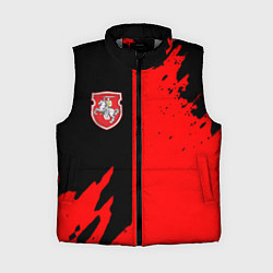 Женский жилет Белоруссия краски текстура, цвет: 3D-светло-серый