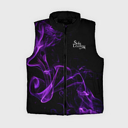 Женский жилет Малый логотип - поднятие уровня в одиночку, цвет: 3D-черный