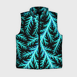 Женский жилет Разряды электричества Tie Dye, цвет: 3D-светло-серый