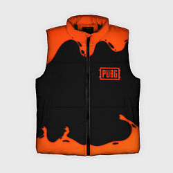 Женский жилет PUBG orange splash