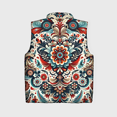 Женский жилет Словенский паттерн / 3D-Красный – фото 2