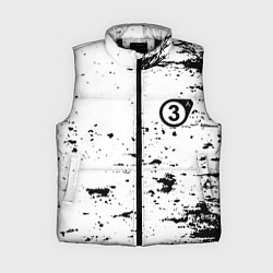 Женский жилет Half life краски текстура, цвет: 3D-черный