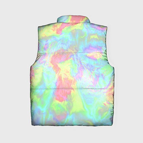 Женский жилет Абстракция смесь красок / 3D-Черный – фото 2