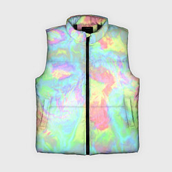 Женский жилет Абстракция смесь красок