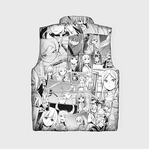 Женский жилет Провожающая в последний путь Фрирен узор / 3D-Красный – фото 2