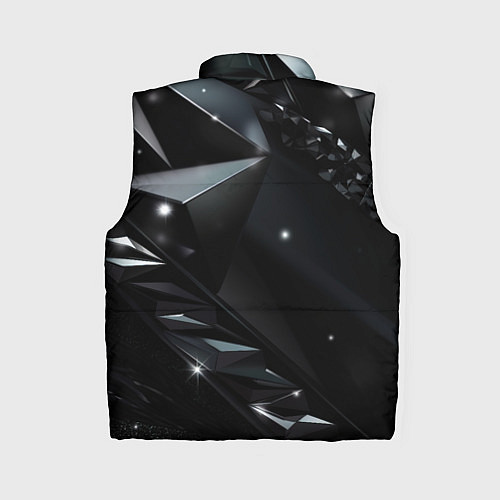 Женский жилет Black luxury abstract / 3D-Светло-серый – фото 2