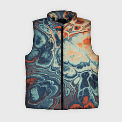 Женский жилет Абстрактный разноцветный узор