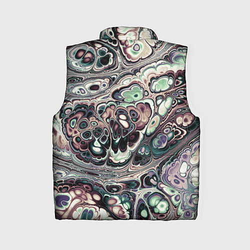 Женский жилет Абстрактный разноцветный узор / 3D-Черный – фото 2