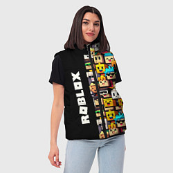 Женский жилет Roblox - game, цвет: 3D-черный — фото 2