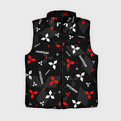 Женский жилет Mitsubishi - logo pattern, цвет: 3D-светло-серый