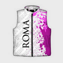 Женский жилет Roma pro football по-вертикали, цвет: 3D-черный