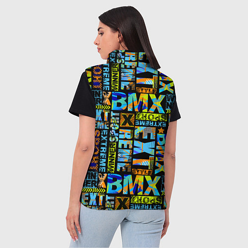 Женский жилет Extreme sport BMX / 3D-Красный – фото 4