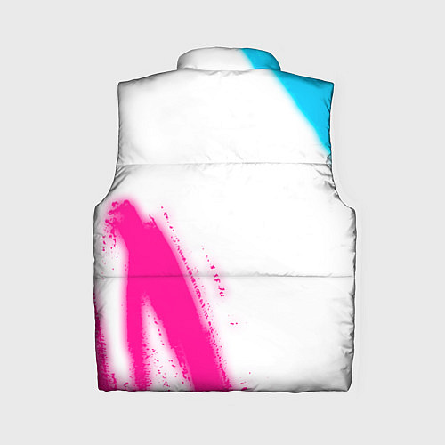Женский жилет Inter neon gradient style вертикально / 3D-Черный – фото 2